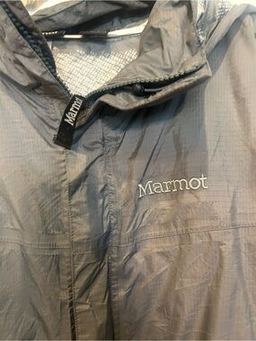 Marmot Lightweight Gray Precip Jacket
